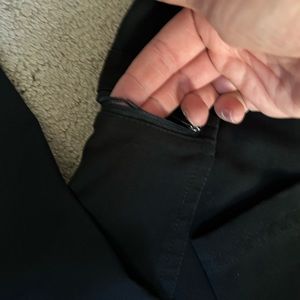 FIGS Black yolo scrub pants size small and casma 3 pocket scrub top in xsmall